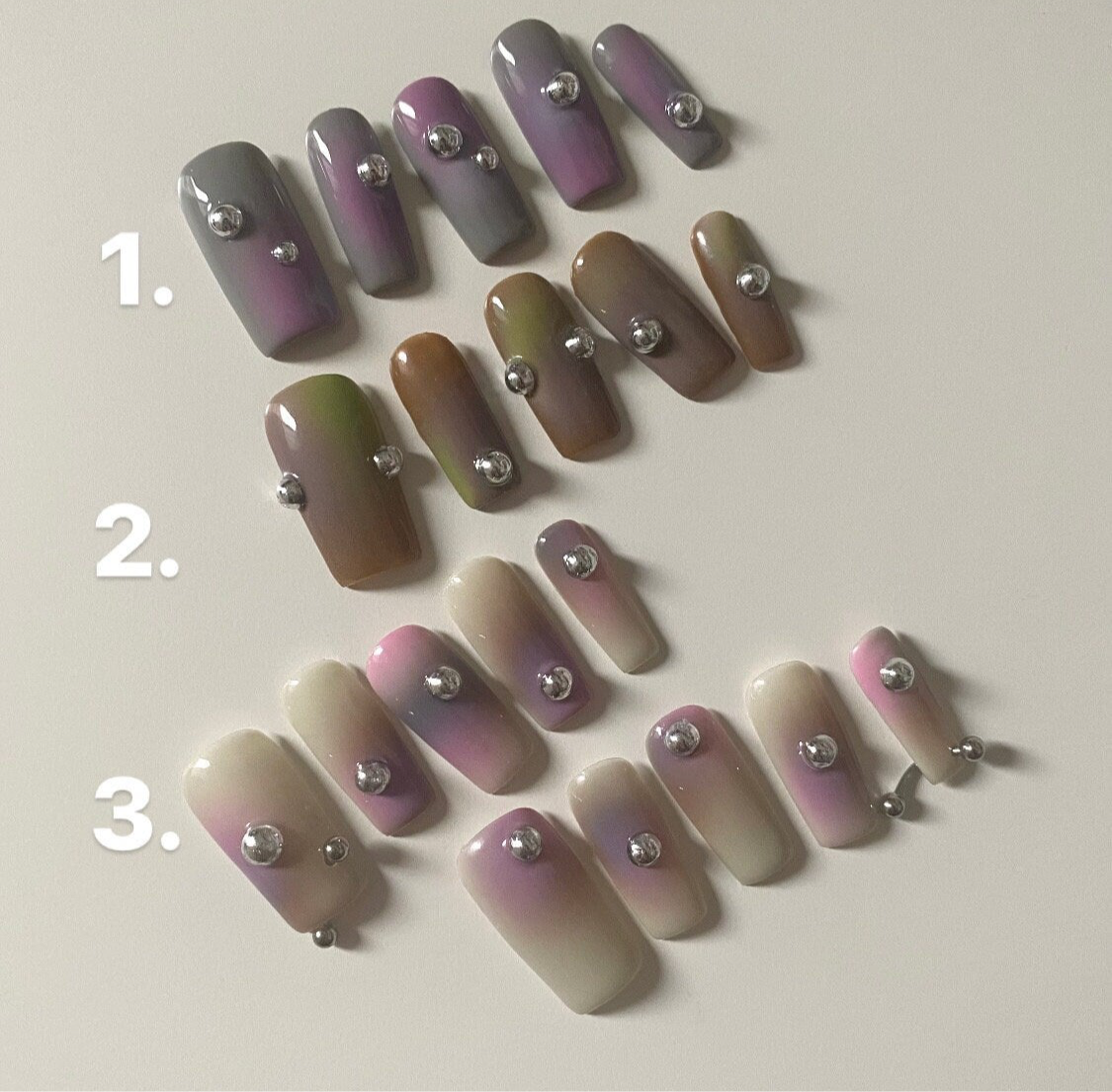 Airbrush Aura Pierced set