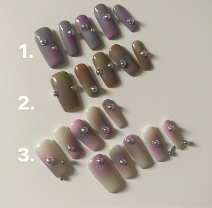 Airbrush Aura Pierced set