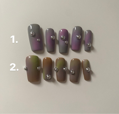 Airbrush Aura Pierced set