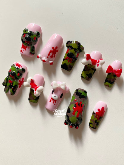 Camo Gloomy Bear set