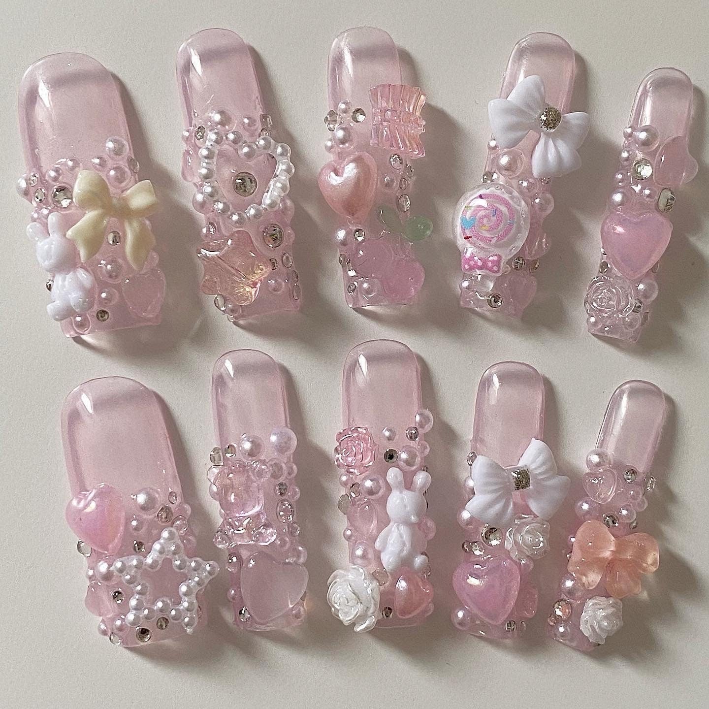 Kawaii Y2K Hime-gyaru junk set