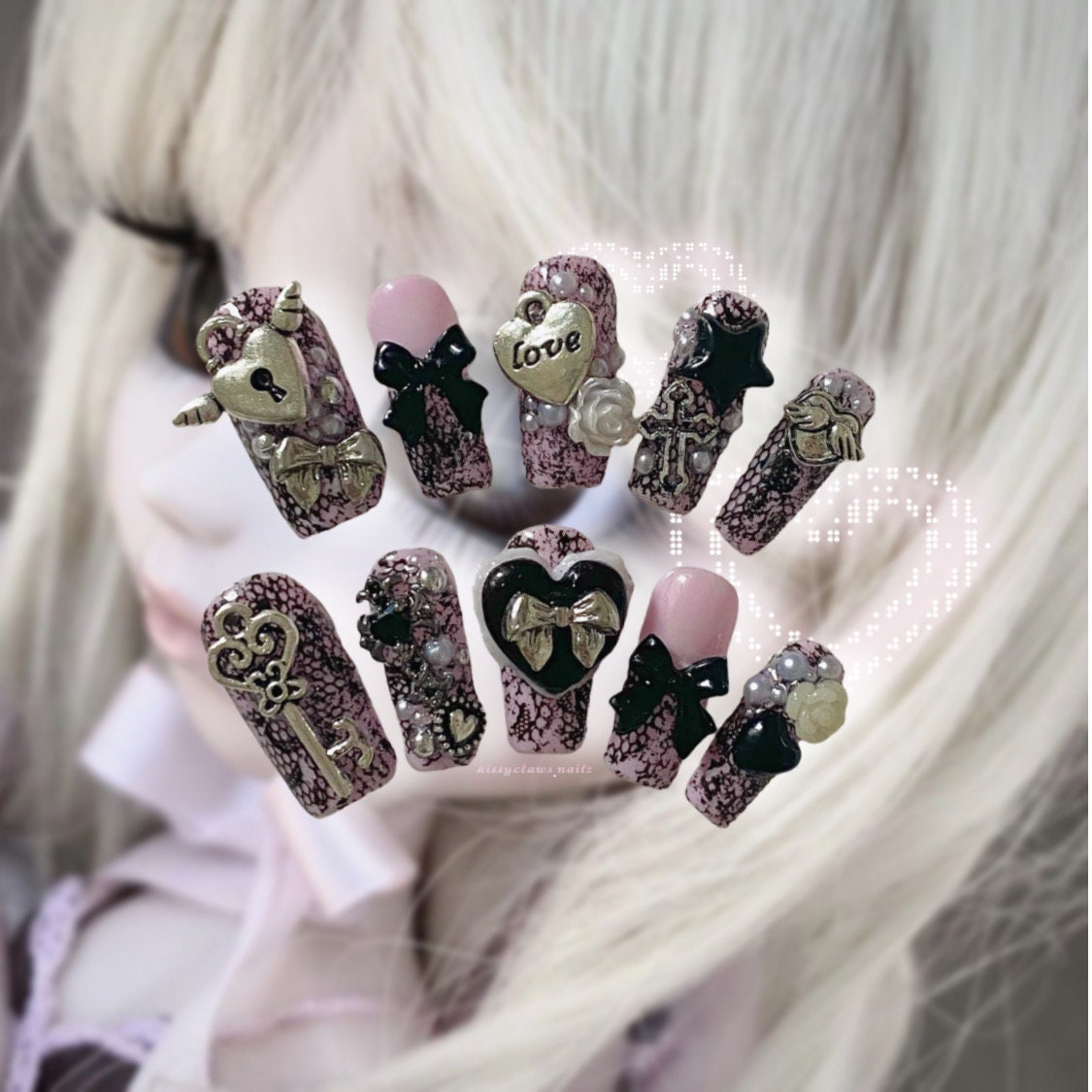 Dark Romance in Pink set  ˚୨୧₊♱