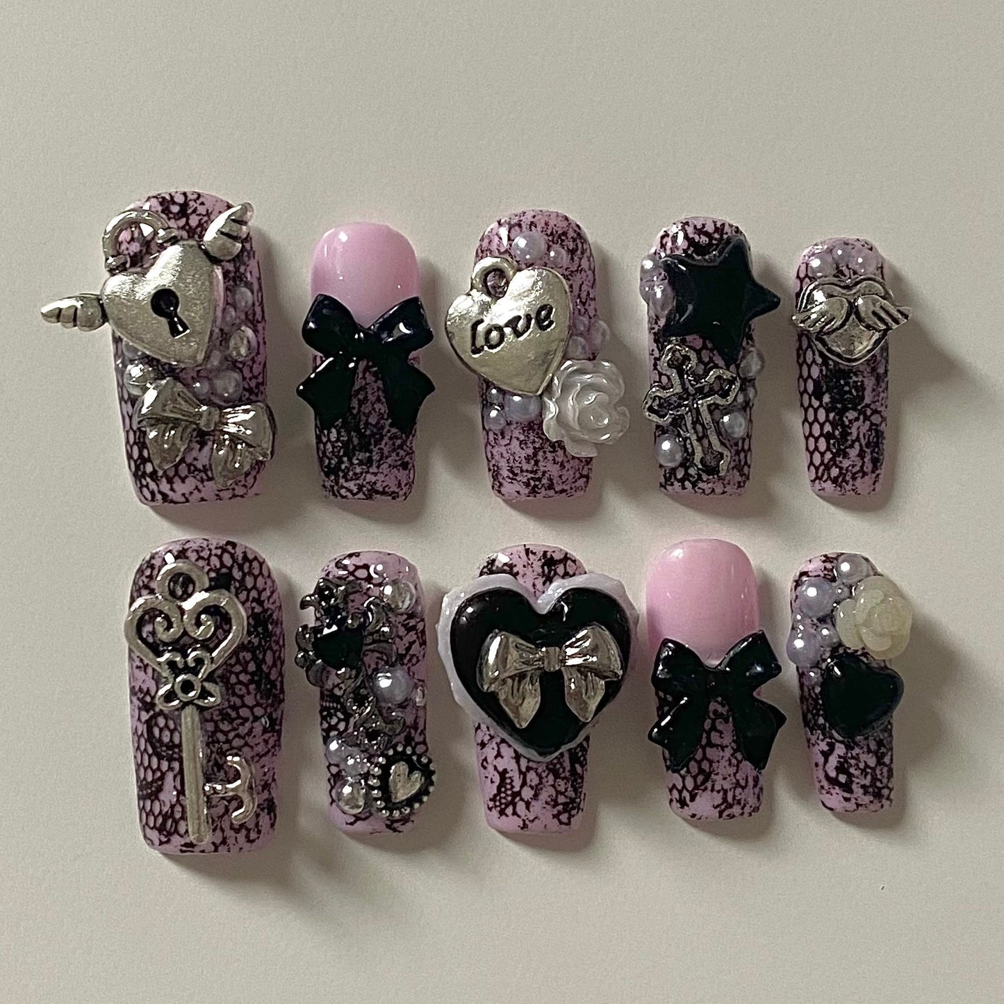Dark Romance in Pink set  ˚୨୧₊♱