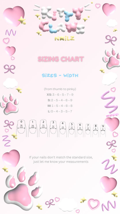 𝓬𝓱𝓲𝓲 𝓬𝓱𝓸𝓫𝓲𝓽𝓼 inspired press-on nails set𝄞🪽⚙️‧₊˚♪
