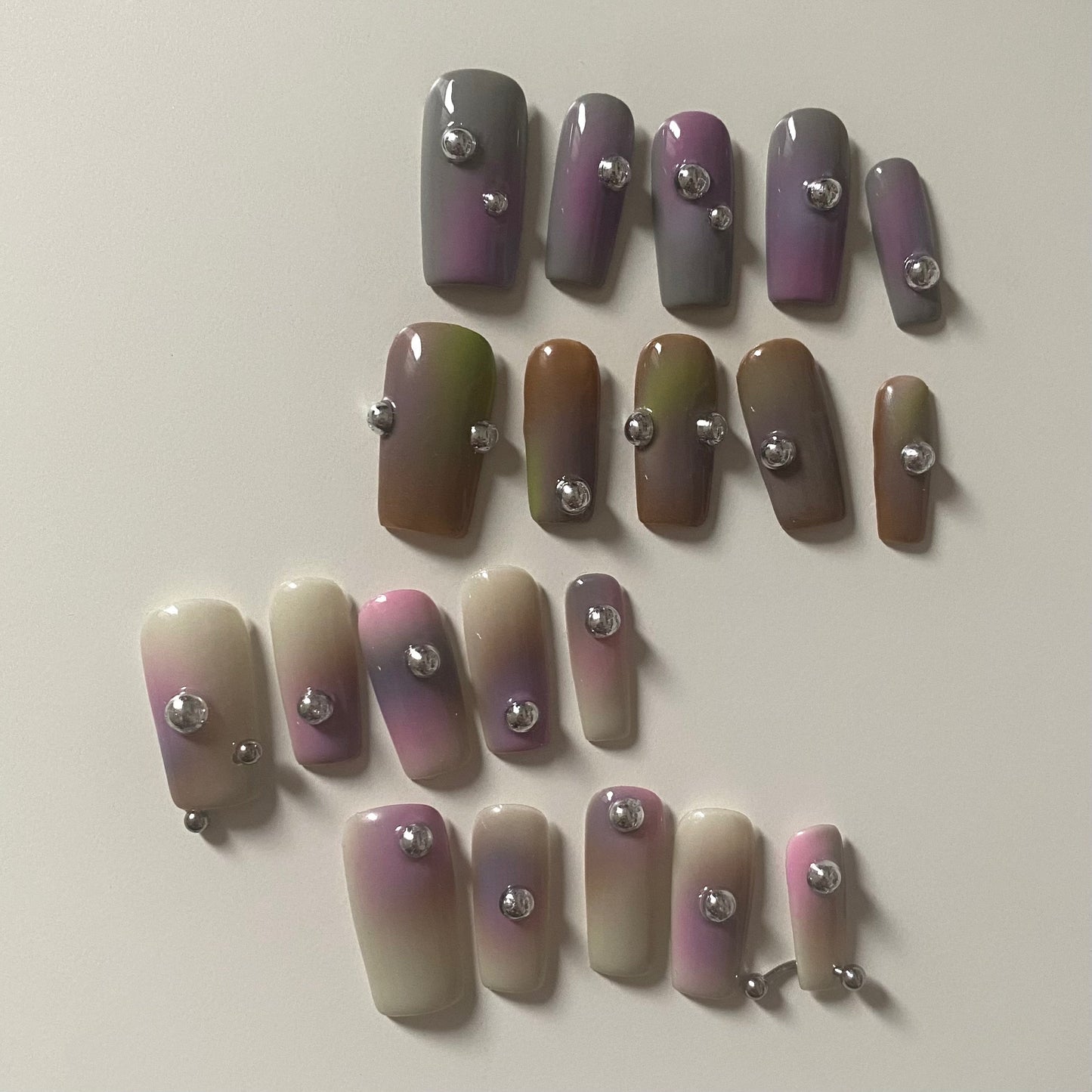 Airbrush Aura Pierced set