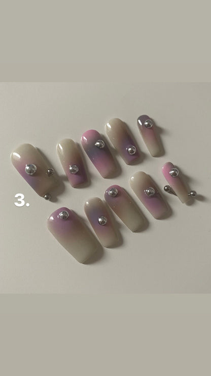 Airbrush Aura Pierced set