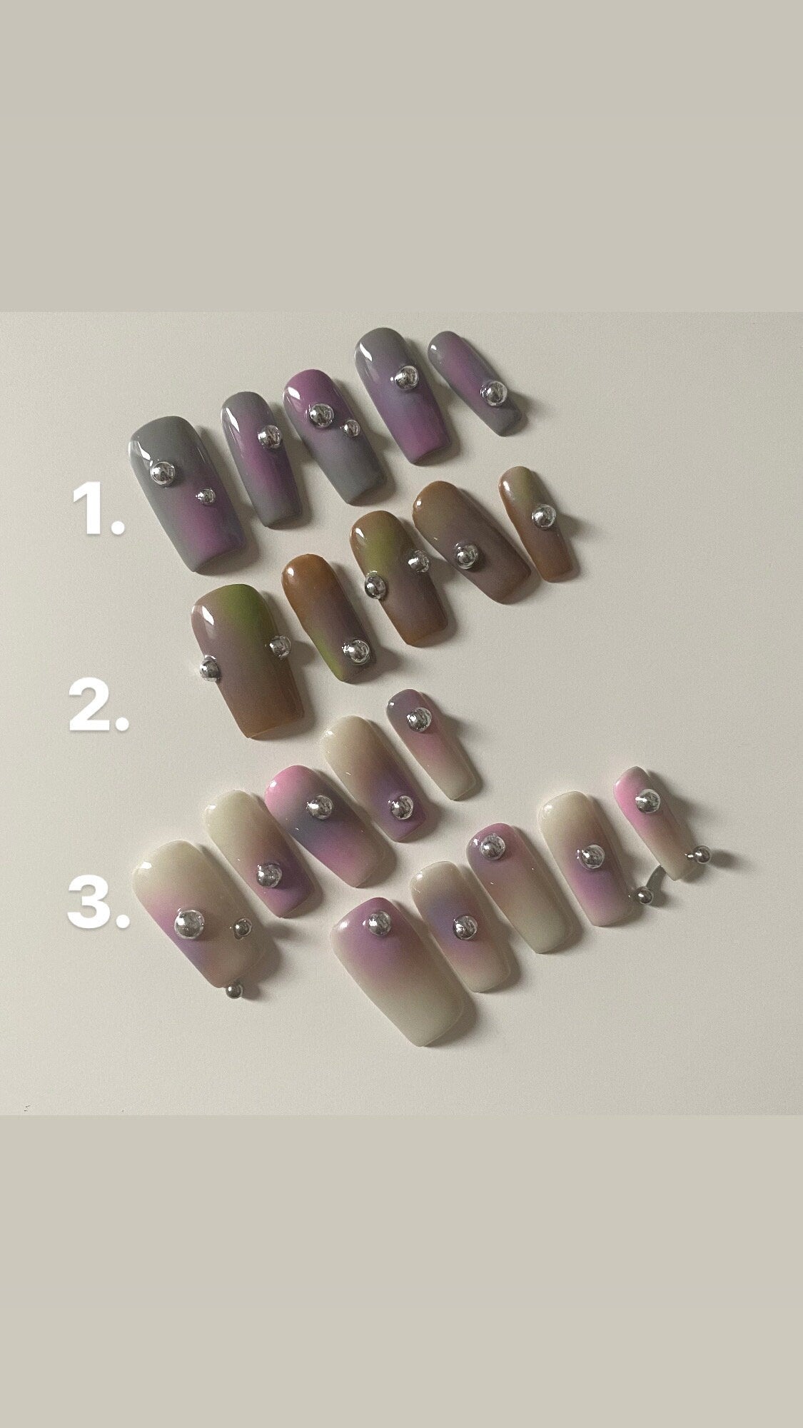 Airbrush Aura Pierced set