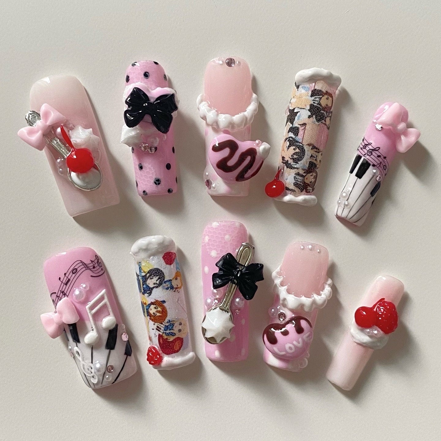 K-ON! Sweet Tea time set ੈ✩‧₊🍰₊˚♬