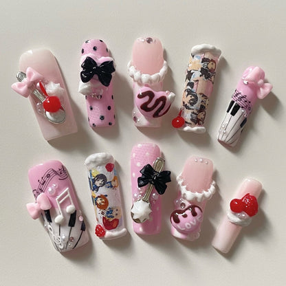 K-ON! Sweet Tea time set ੈ✩‧₊🍰₊˚♬