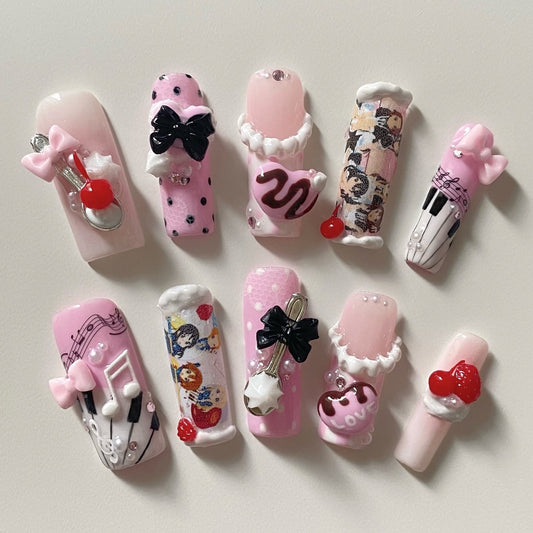 K-ON! Sweet Tea time set ੈ✩‧₊🍰₊˚♬