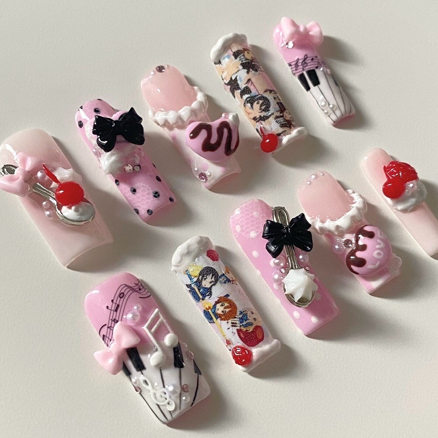K-ON! Sweet Tea time set ੈ✩‧₊🍰₊˚♬